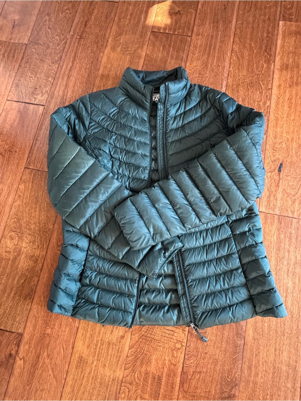 32 degrees Forest Green Quilted Lightweight Puffer Jacket Small - Picture 2 of 5